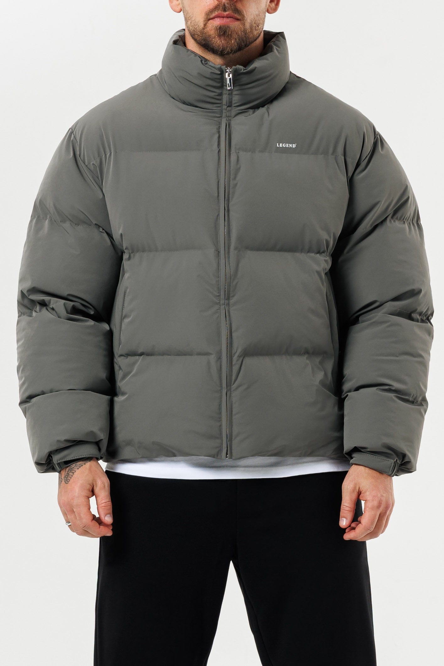 PUFFER JACKET - GREY