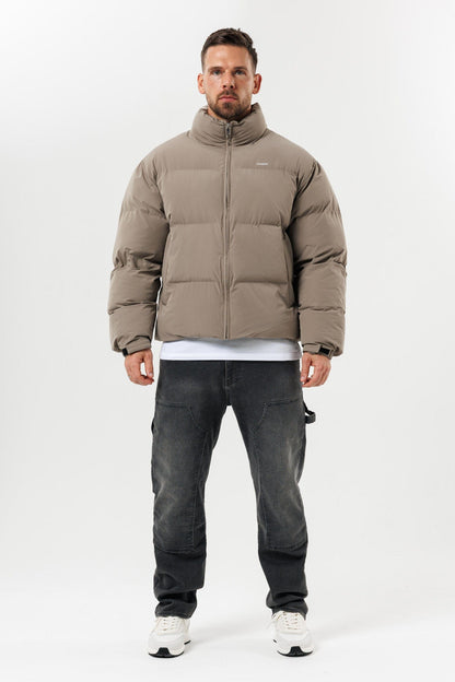 PUFFER JACKET - TAUPE