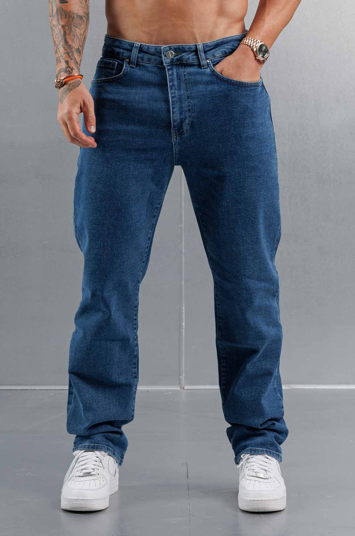 BAGGY JEANS - CLASSIC BLUE WASH
