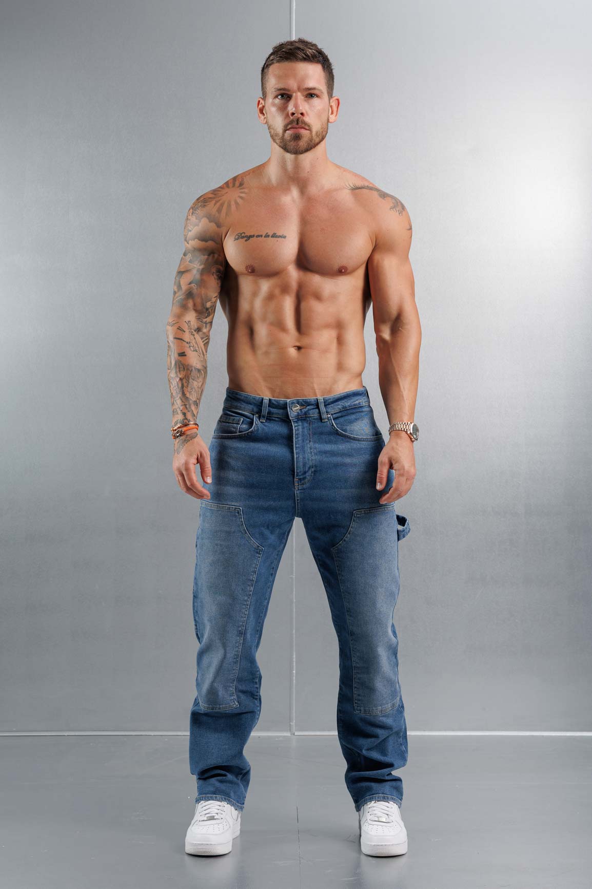CARPENTER JEANS - MID BLUE