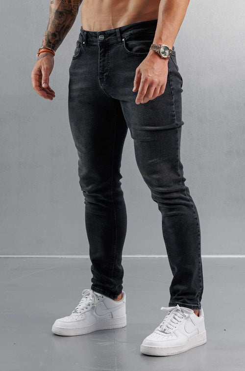SLIM FIT JEANS 2.0 - CHARCOAL GREY