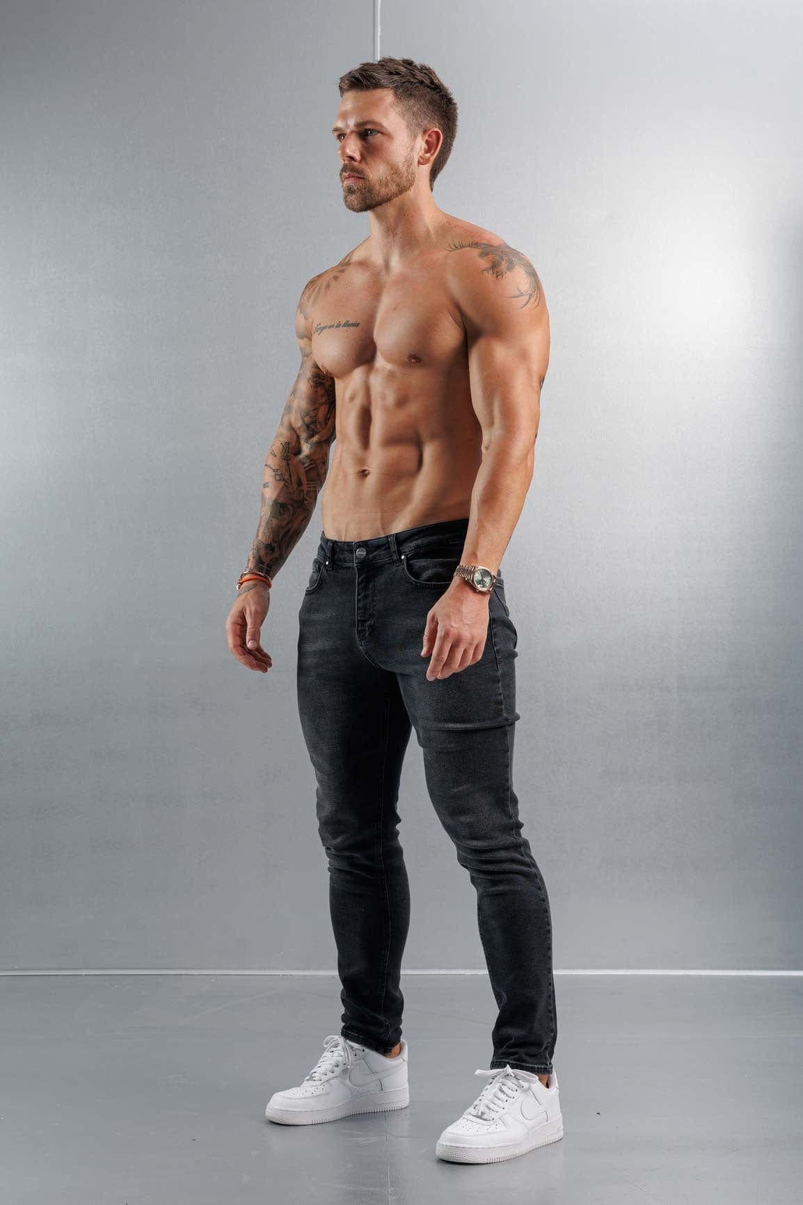SLIM FIT JEANS 2.0 - CHARCOAL GREY