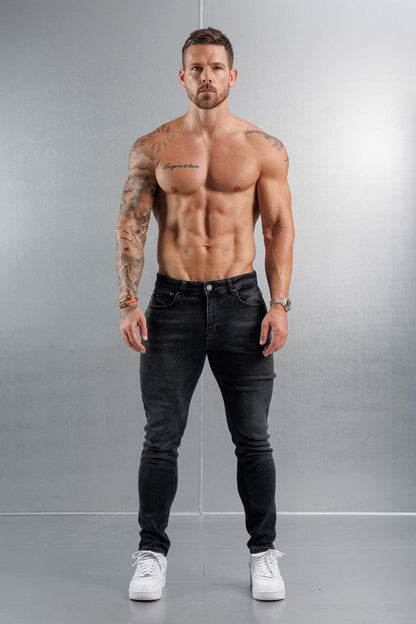 SLIM FIT JEANS 2.0 - CHARCOAL GREY