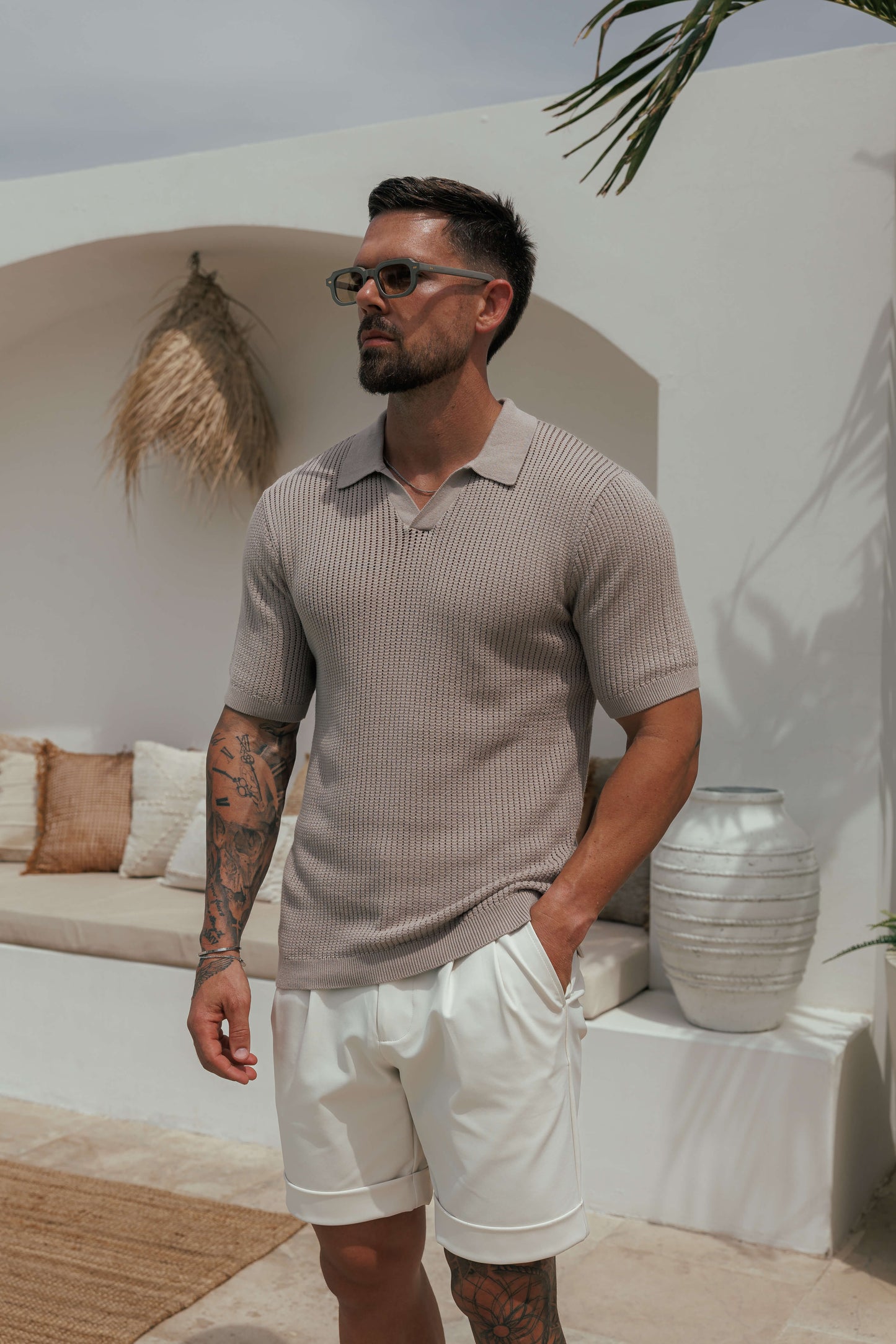 AERO POLO - TAUPE