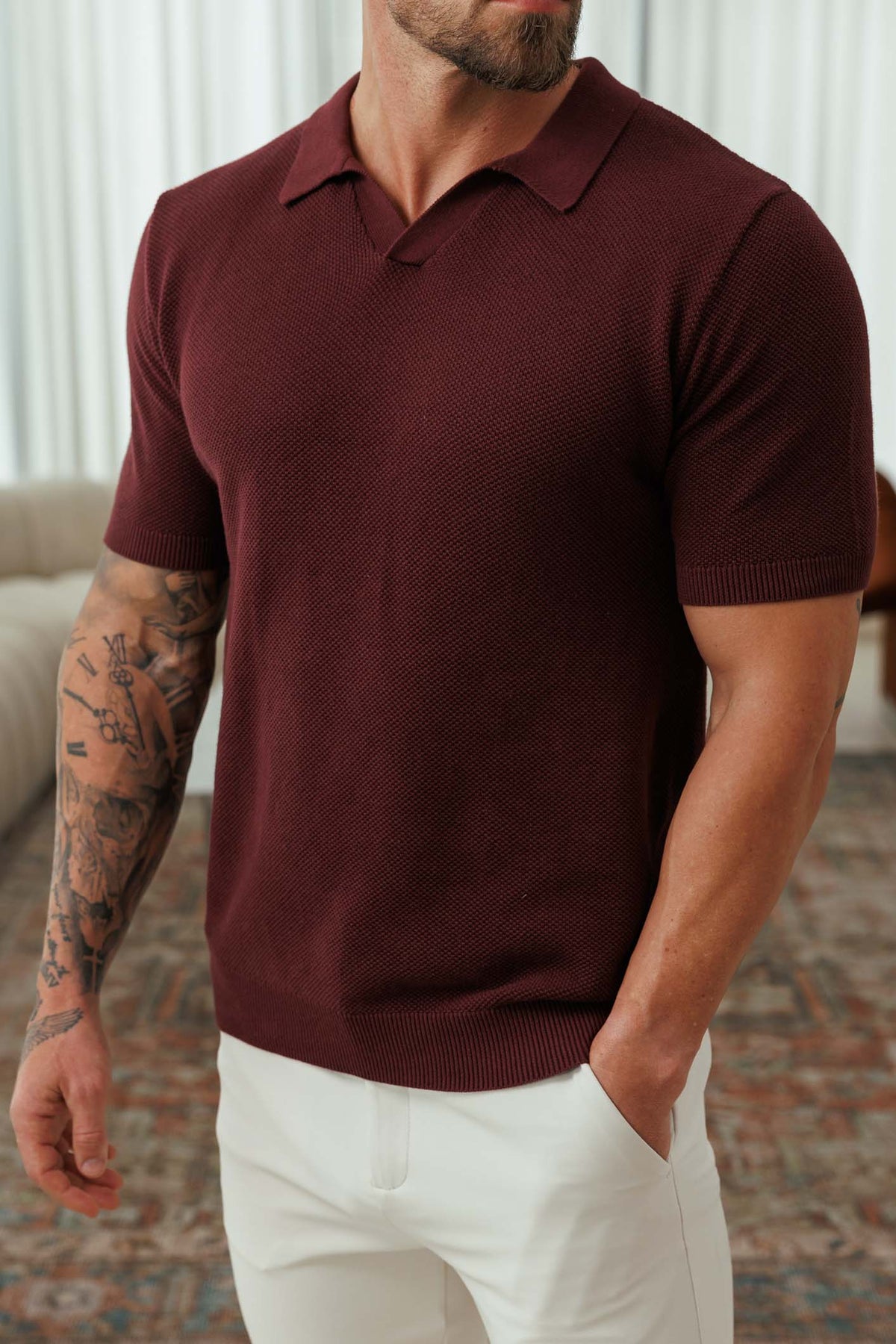 COAST POLO - BURGUNDY