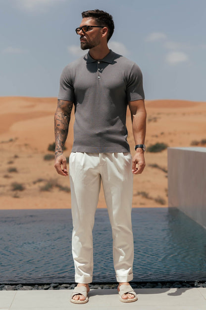 SANTAL POLO - DARK GREY