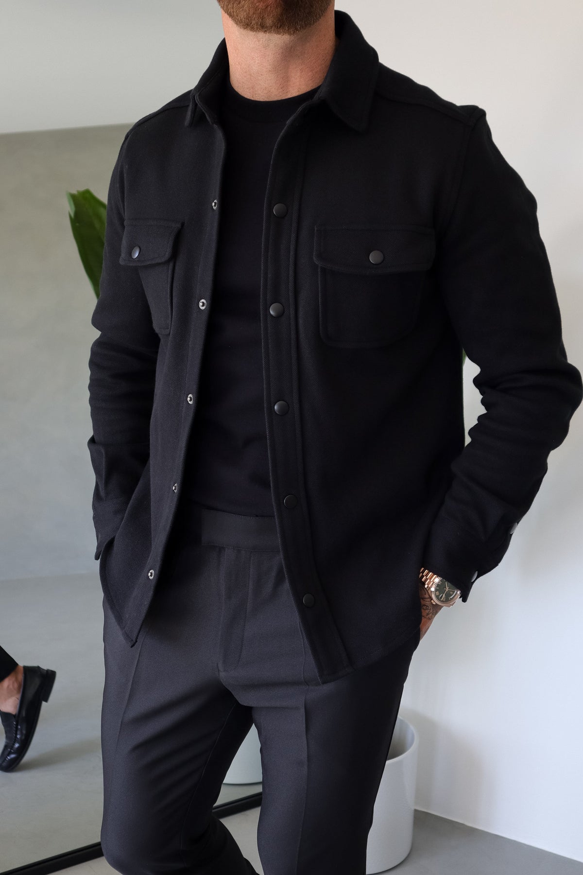 OVERSHIRT - BLACK
