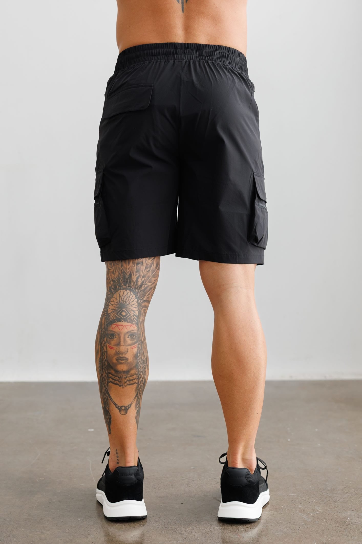 TECHNICAL CARGO SHORTS - BLACK