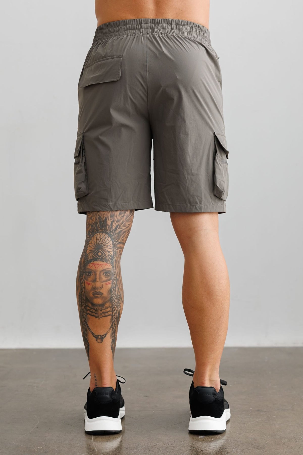 TECHNICAL CARGO SHORTS - DARK GREY