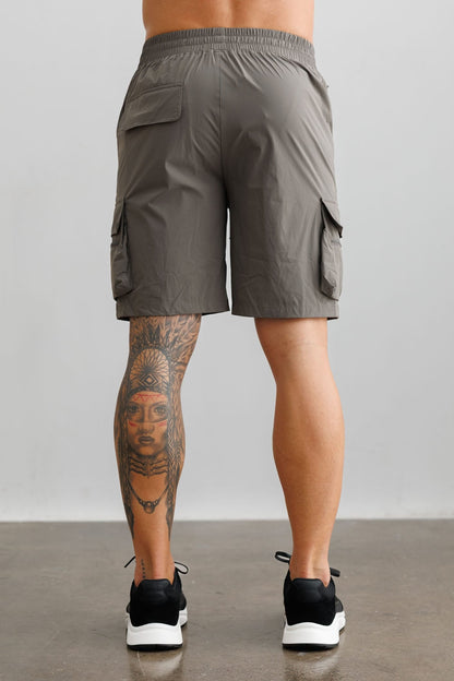 TECHNICAL CARGO SHORTS - DARK GREY