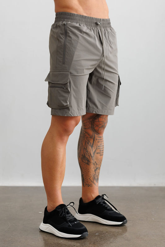 TECHNICAL CARGO SHORTS - DARK GREY