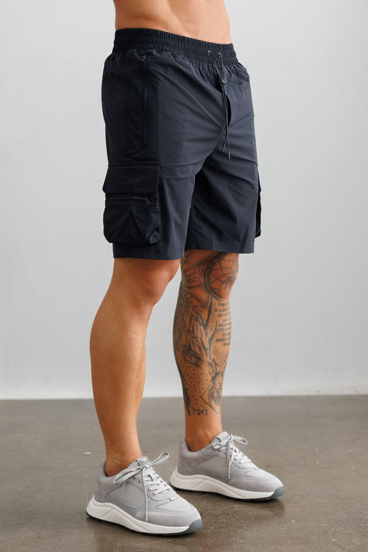 TECHNICAL CARGO SHORTS - NAVY