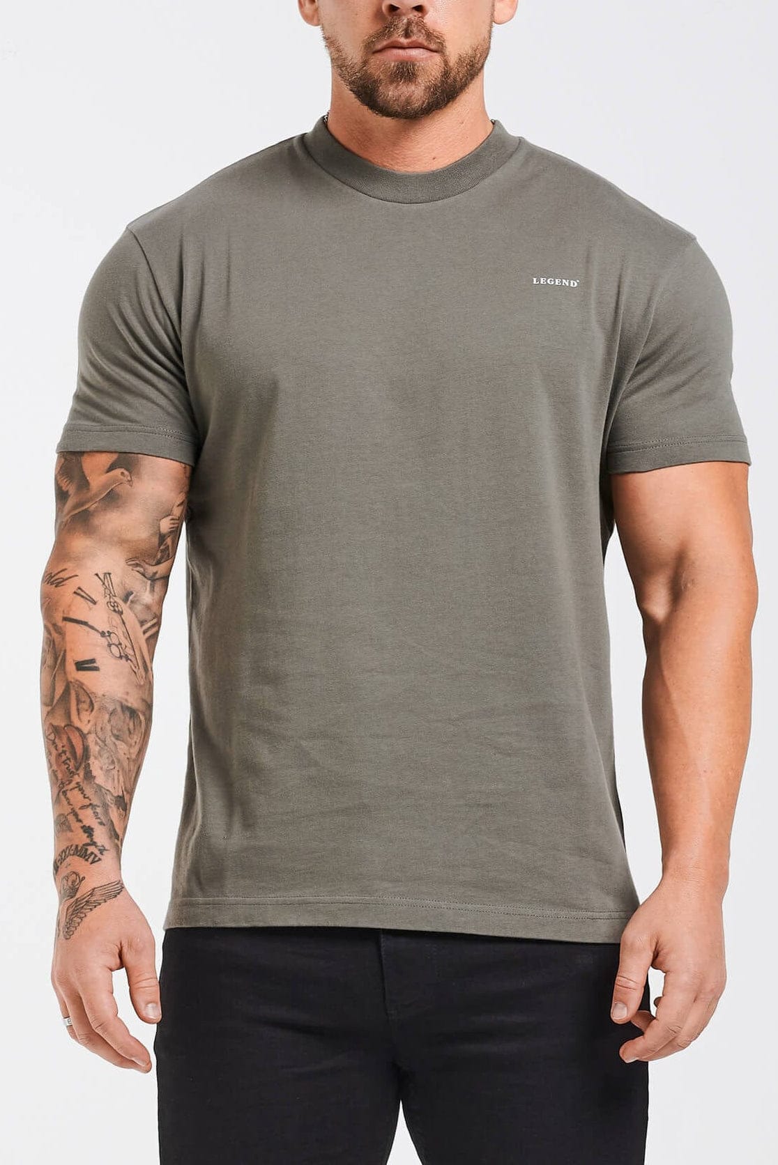 PREMIUM BASICS T-SHIRT - CHARCOAL GREY