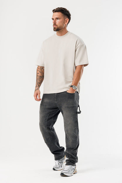 OVERSIZED T-SHIRT - BEIGE