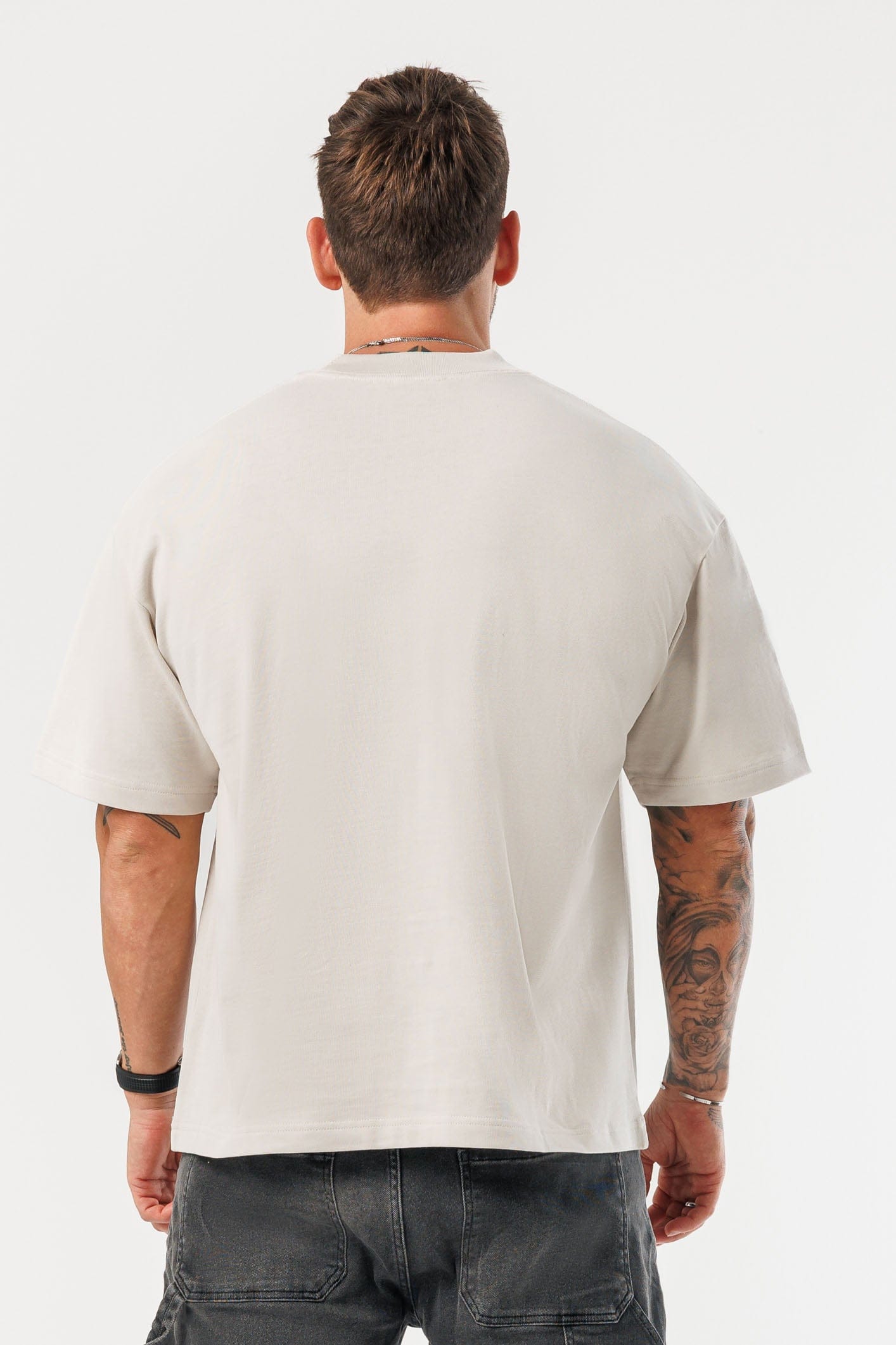 OVERSIZED T-SHIRT - BEIGE