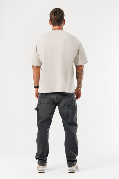 OVERSIZED T-SHIRT - BEIGE