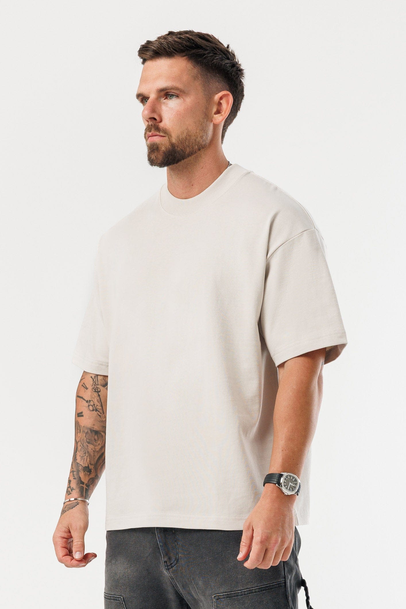 OVERSIZED T-SHIRT - BEIGE