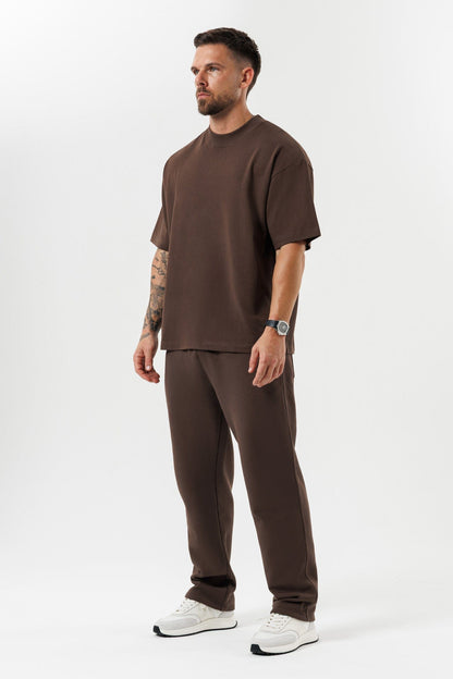 OVERSIZED T-SHIRT - BROWN