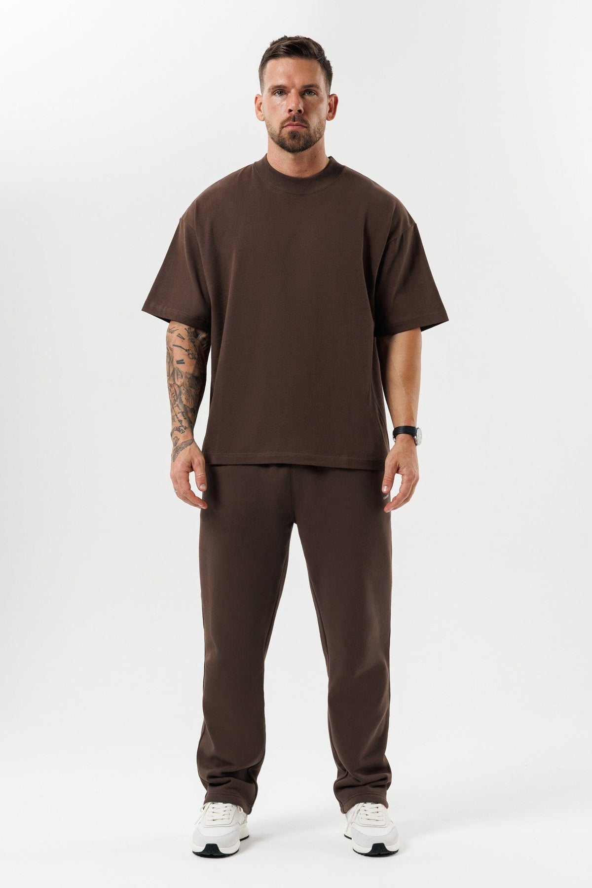 OVERSIZED T-SHIRT - BROWN