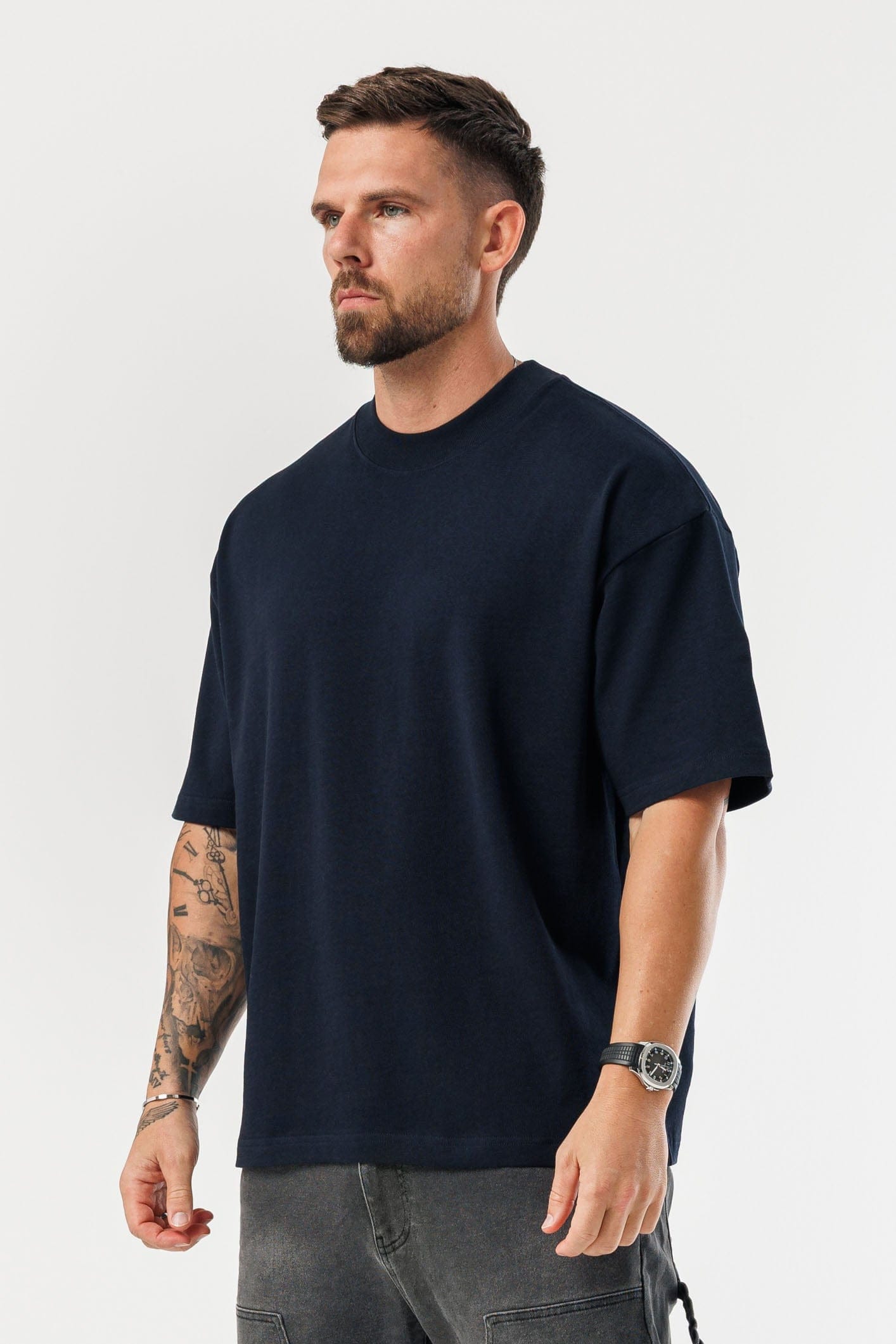 OVERSIZED T-SHIRT - NAVY