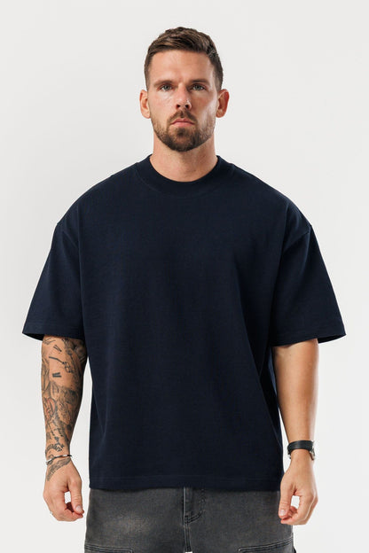 OVERSIZED T-SHIRT - NAVY
