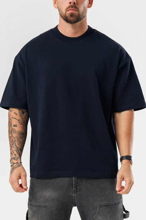 OVERSIZED T-SHIRT - NAVY