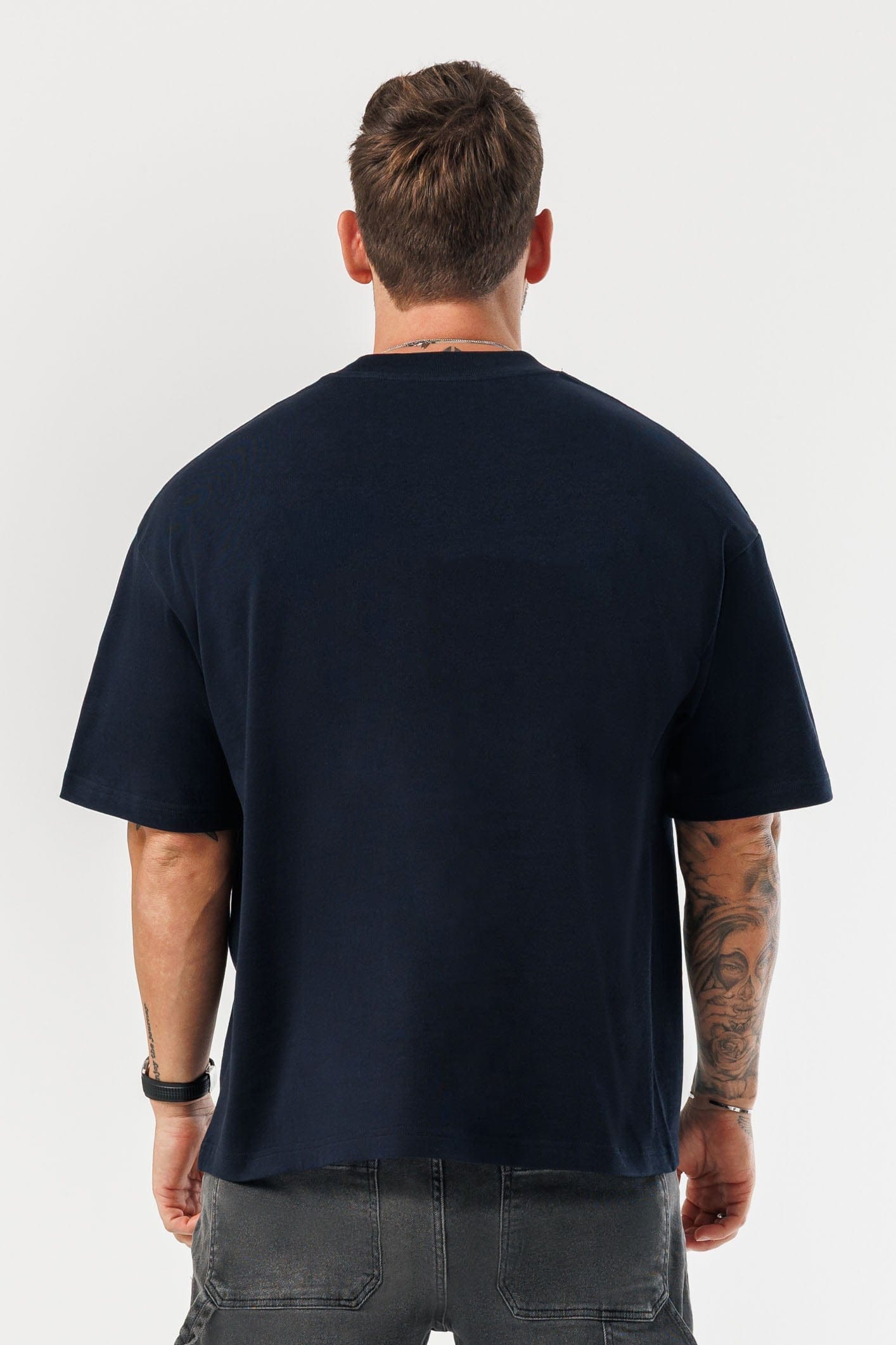 OVERSIZED T-SHIRT - NAVY
