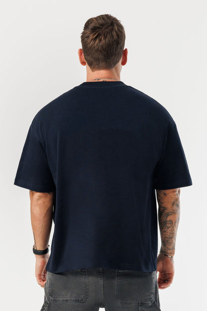 OVERSIZED T-SHIRT - NAVY