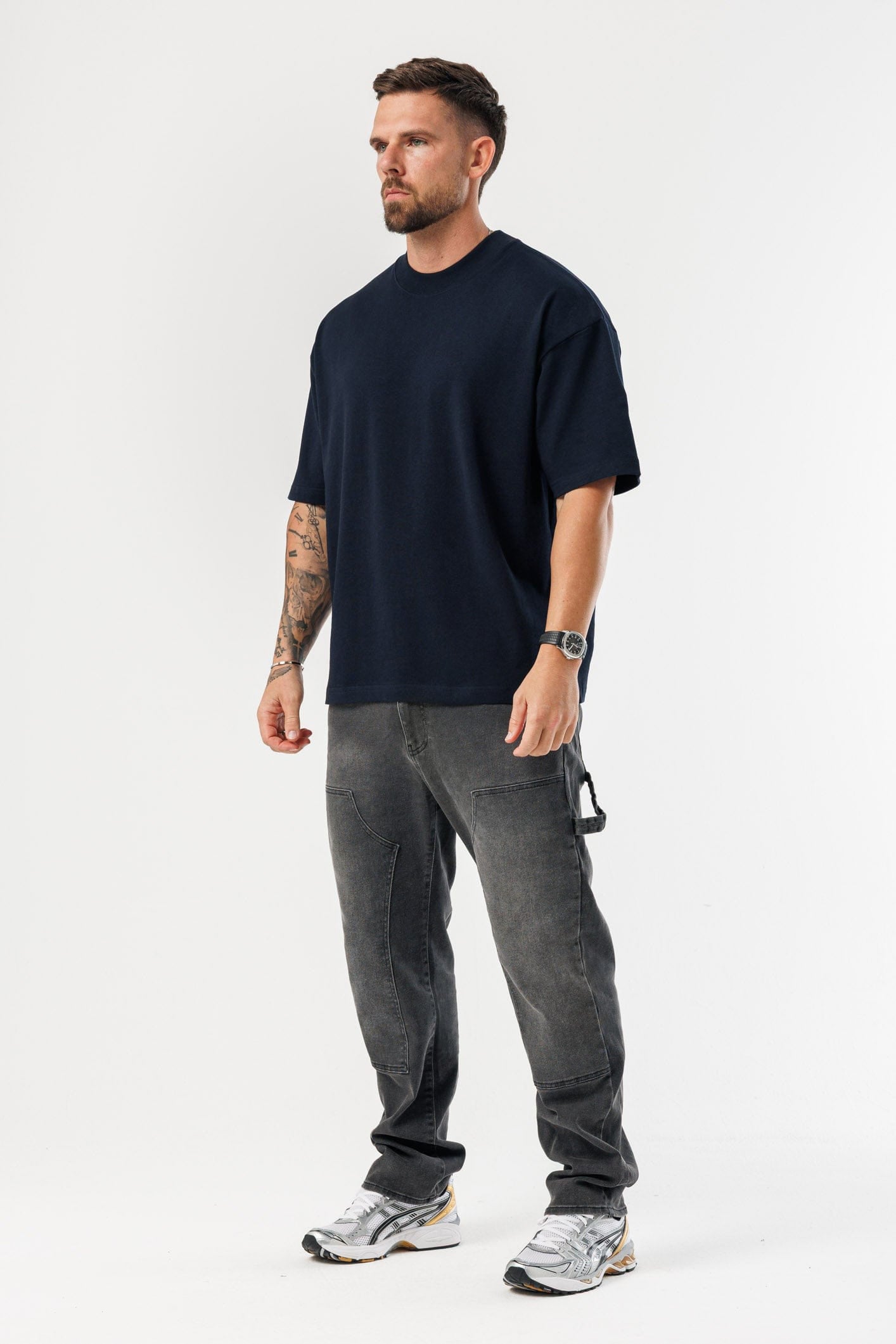 OVERSIZED T-SHIRT - NAVY