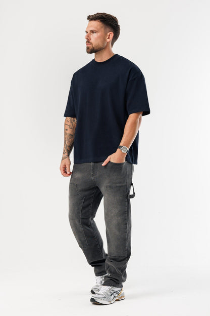OVERSIZED T-SHIRT - NAVY