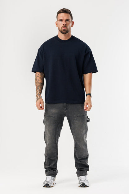 OVERSIZED T-SHIRT - NAVY