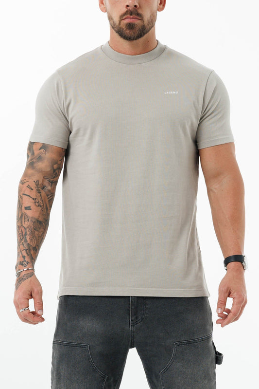 PREMIUM BASICS T-SHIRT - CONCRETE