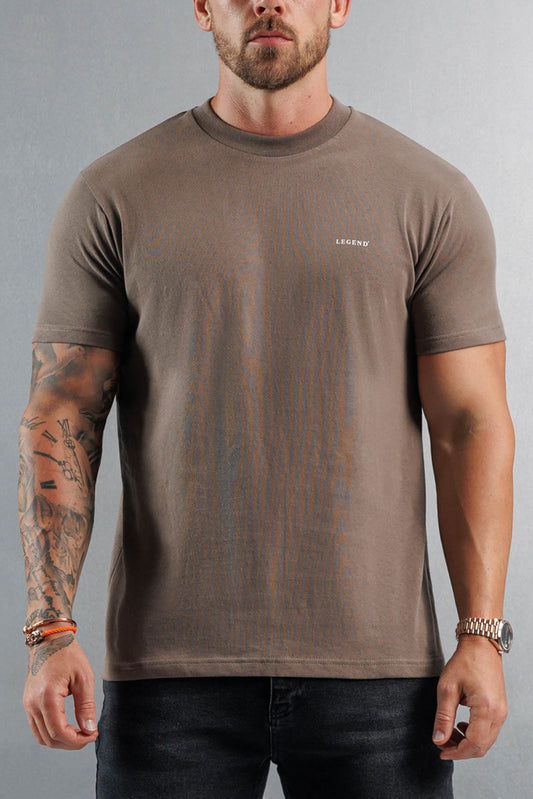 PREMIUM BASICS T-SHIRT - MOCHA