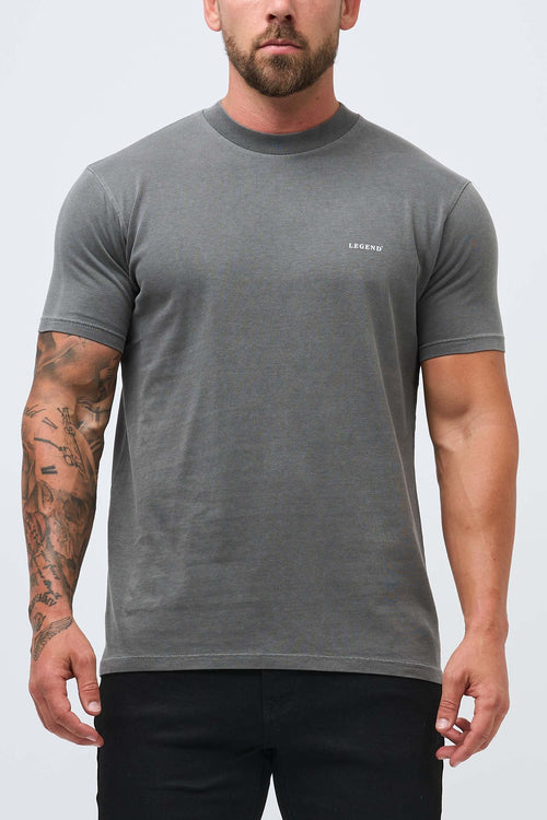 PREMIUM BASICS T-SHIRT - VINTAGE GREY