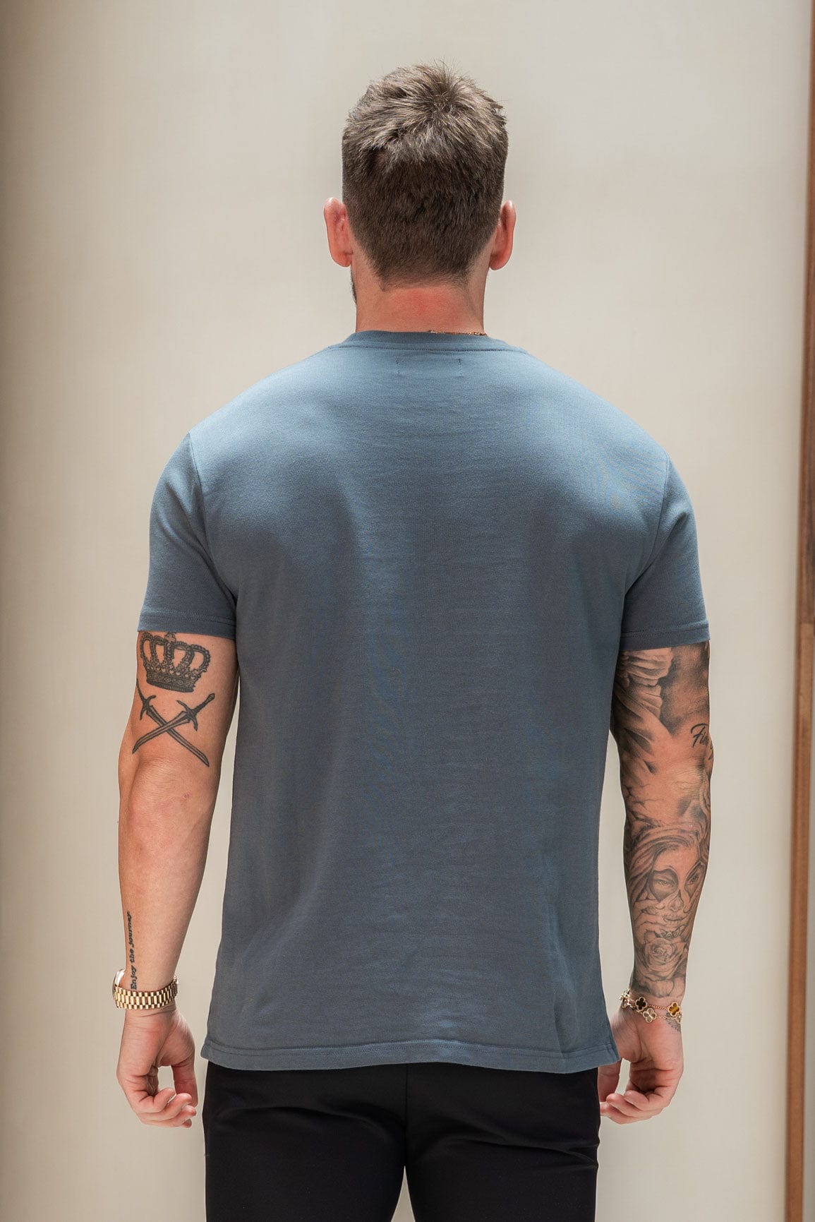PREMIUM BASICS T-SHIRT - VINTAGE INDIGO