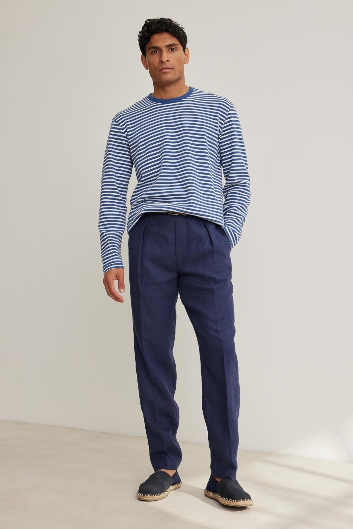 HARLAN THERMAL STRIPED CREW