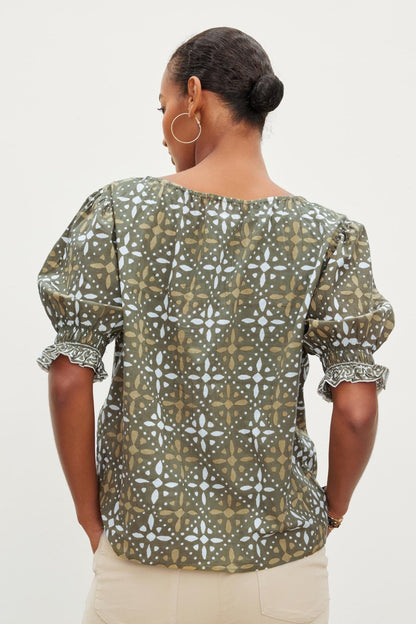 ALEX PRINTED BLOUSE