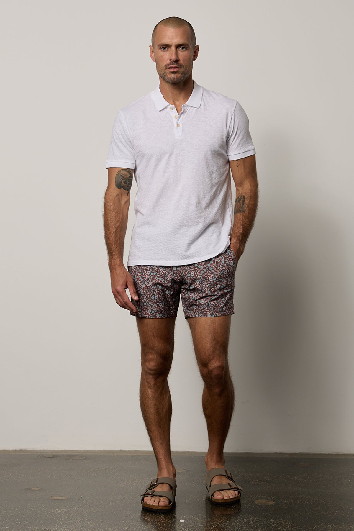 RICARDO PRINTED SWIM SHORT