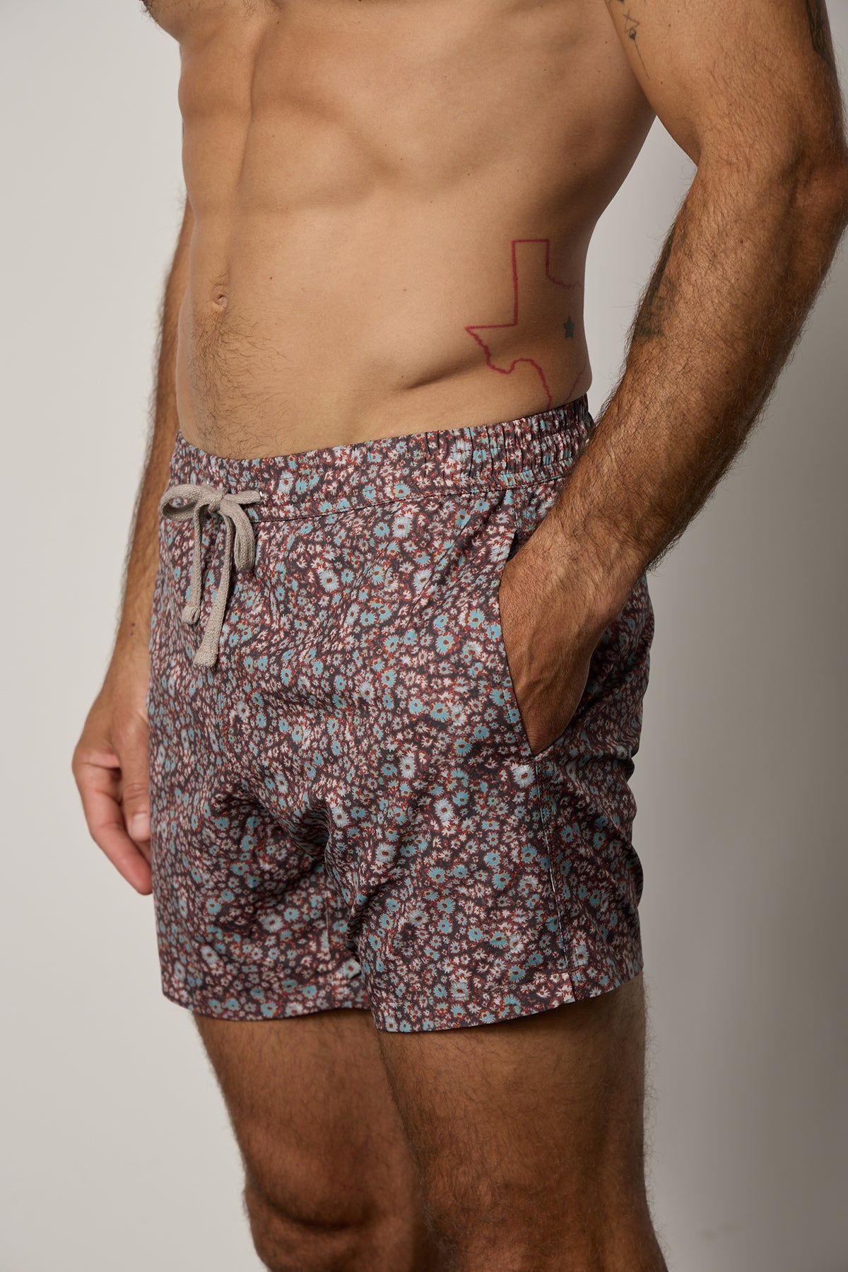 RICARDO PRINTED SWIM SHORT