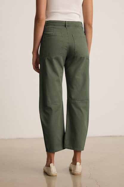 BRYLIE SANDED TWILL UTILITY PANT