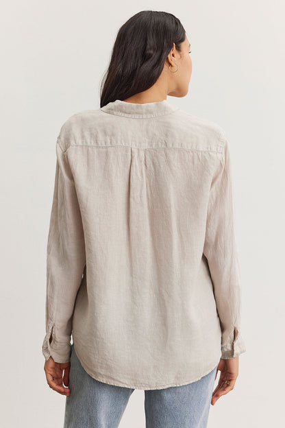 WILLOW LINEN BUTTON-UP SHIRT