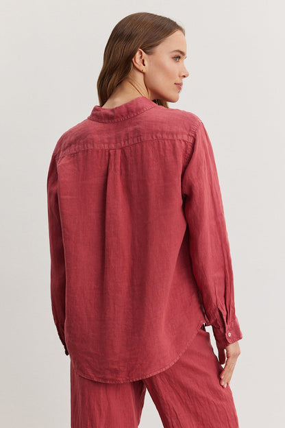 WILLOW LINEN BUTTON-UP SHIRT